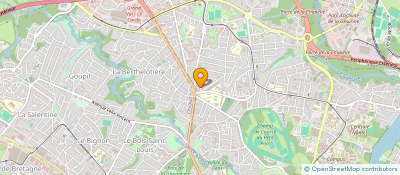 localisation de l'entreprise MNM  NANTES