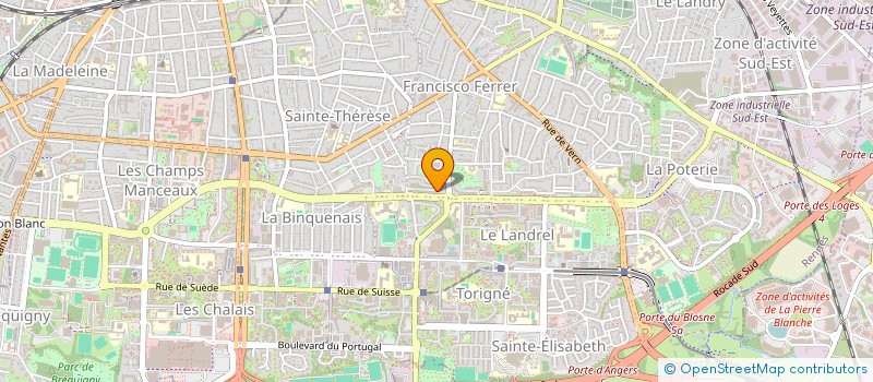 localisation de l'entreprise MNM ARCHITECTES  RENNES