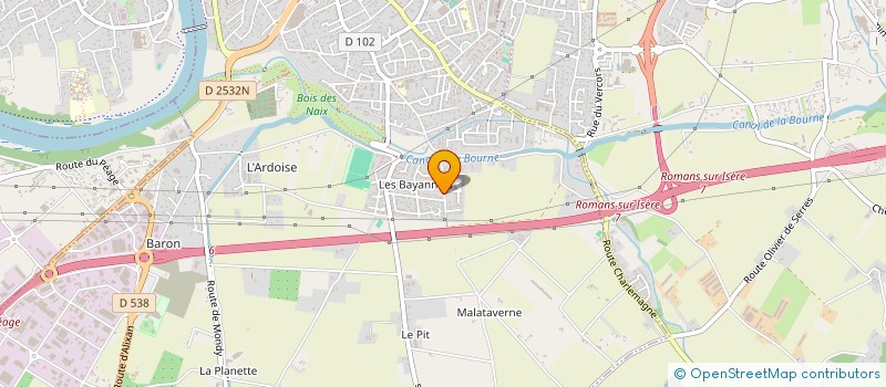 localisation de l'entreprise MNM CONSEIL ET DEVELOPPEMENT  BOURG-DE-PEAGE