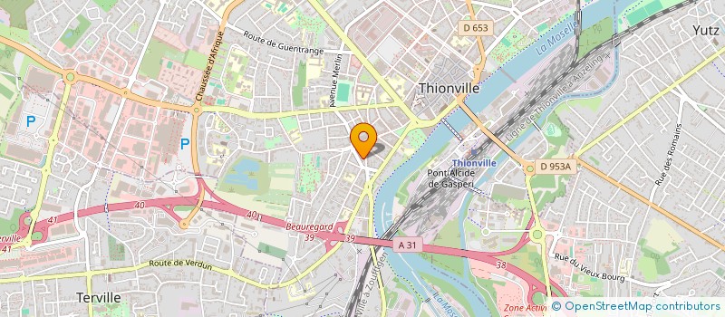 localisation de l'entreprise MNM HOLDING  THIONVILLE