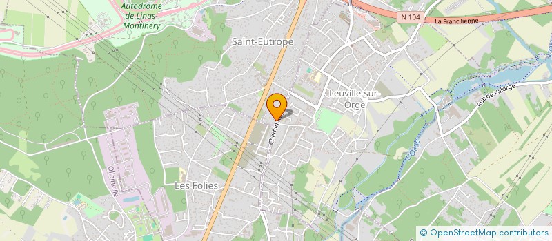 localisation de l'entreprise MNM IMMO  LINAS