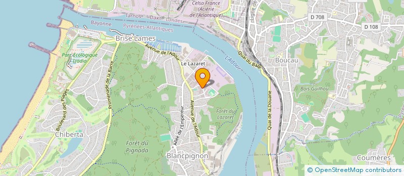 localisation de l'entreprise MNM RENOVBAT à ANGLET