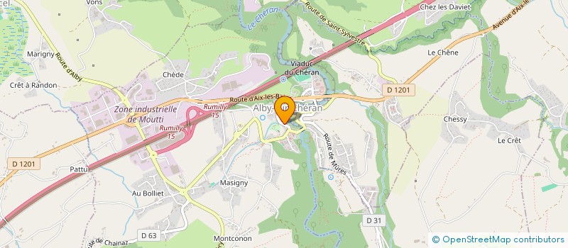 localisation de l'entreprise MNM'S  ALBY-SUR-CHERAN