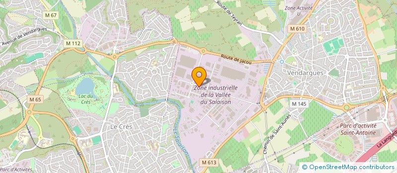 localisation de l'entreprise MNM SIGNALETIQUE  VENDARGUES