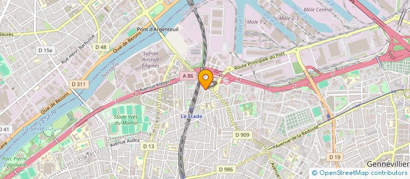 localisation de l'entreprise MNM92  COLOMBES