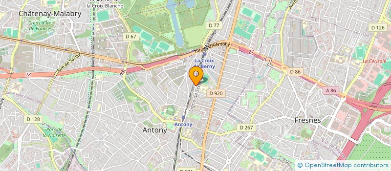 localisation de l'entreprise MNNI à ANTONY