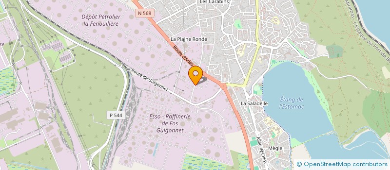 localisation de l'entreprise MNO TRANSPORT ET FRET  FOS-SUR-MER