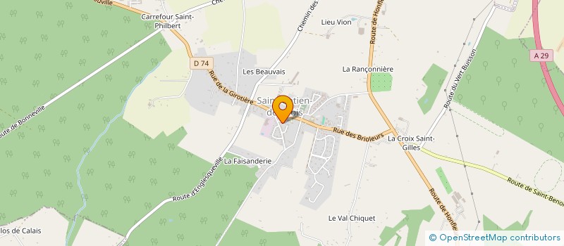 localisation de l'entreprise MNP  SAINT-GATIEN-DES-BOIS