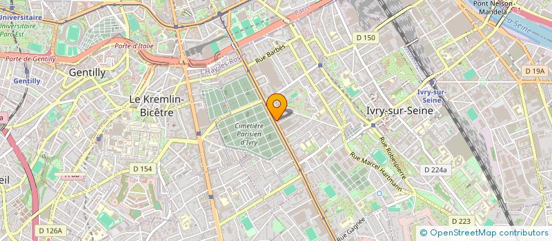 localisation de l'entreprise MNP-CLOUD CONSEIL à IVRY-SUR-SEINE