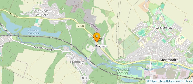 localisation de l'entreprise MNP MATERIEL  CREIL