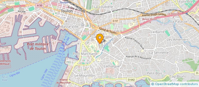 localisation de l'entreprise MNPJ  TOULON