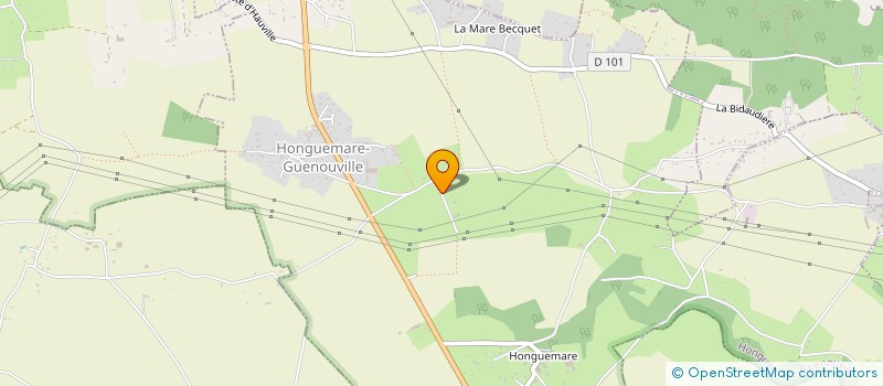 localisation de l'entreprise MNR 27  HONGUEMARE-GUENOUVILLE