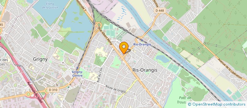 localisation de l'entreprise MNR à RIS ORANGIS
