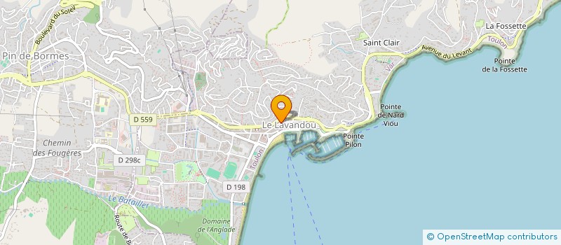 localisation de l'entreprise MNR COMPAGNIE à LE LAVANDOU