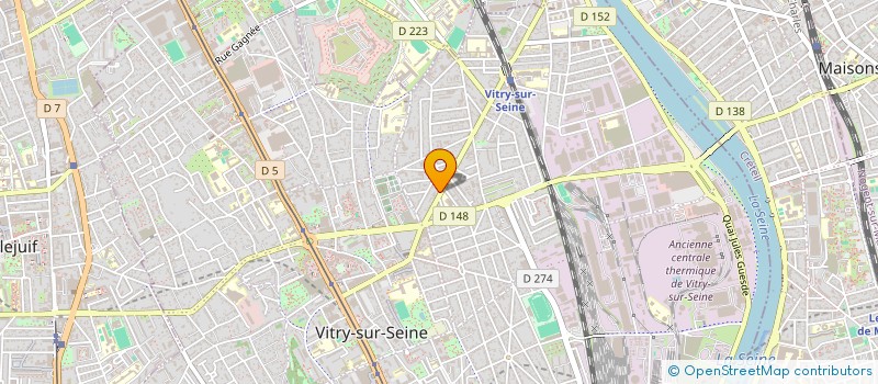 localisation de l'entreprise MNR LOGISTIQUE  VITRY-SUR-SEINE