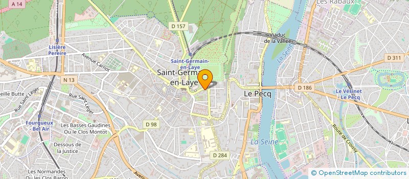 localisation de l'entreprise MNS 10 RUE THIERS  SAINT-GERMAIN-EN-LAYE