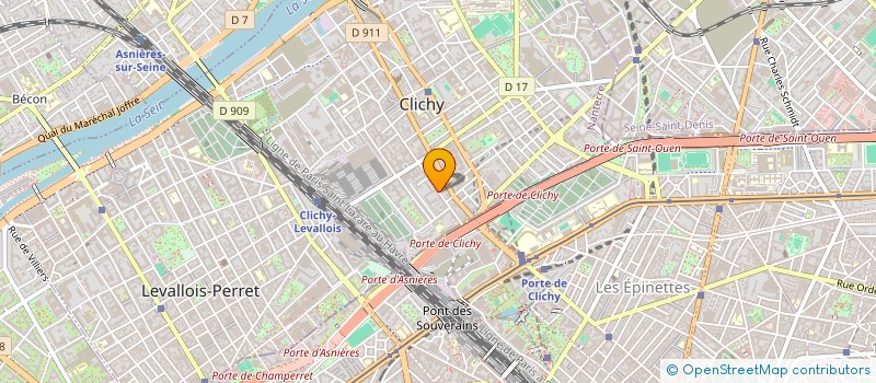 localisation de l'entreprise MNS à CLICHY
