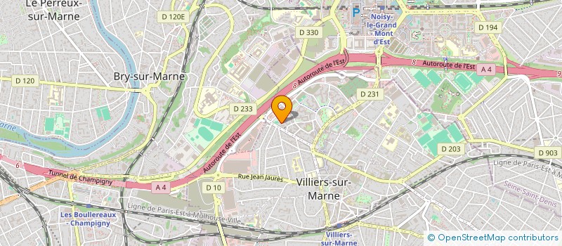 localisation de l'entreprise MNS ACADEMY  VILLIERS-SUR-MARNE