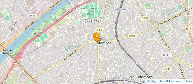 localisation de l'entreprise MNS ALIMENTATION à COLOMBES