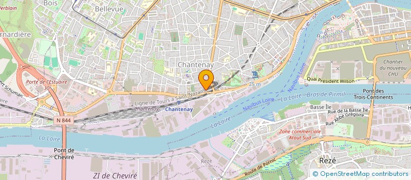 localisation de l'entreprise MNS MAJORDOME SANTE 1  NANTES