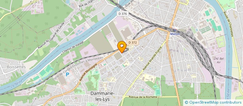 localisation de l'entreprise MNS PRO.FIBRE à DAMMARIE-LES-LYS