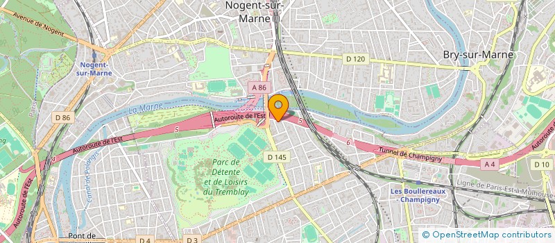 localisation de l'entreprise MNSK TRANSFER à CHAMPIGNY-SUR-MARNE