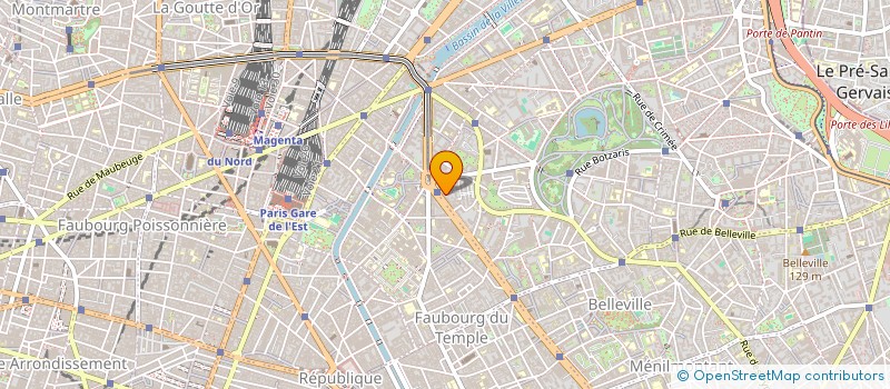 localisation de l'entreprise MNSTR.  PARIS