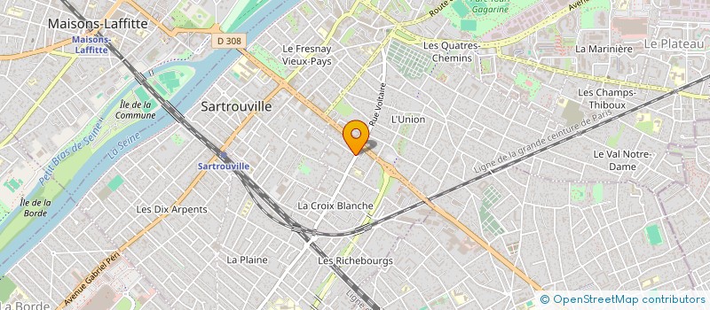 localisation de l'entreprise MNT à SARTROUVILLE