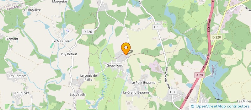 localisation de l'entreprise MNT.DAGUENET à BONNAC-LA-COTE