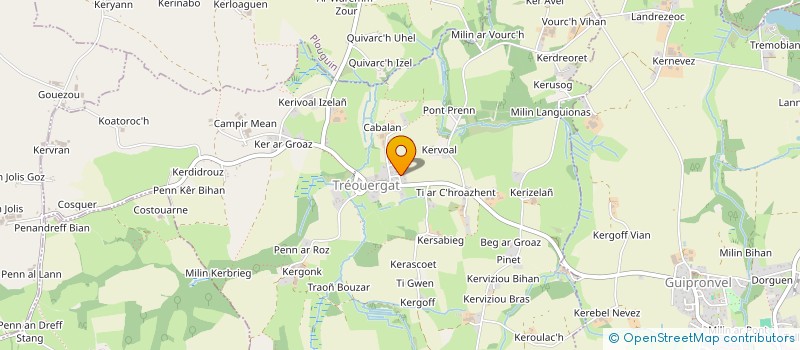 localisation de l'entreprise MNTE  TREOUERGAT