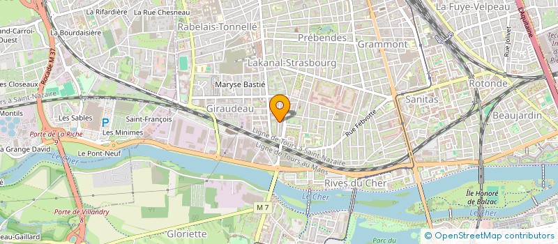 localisation de l'entreprise MNTL  TOURS