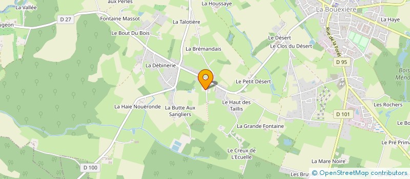 localisation de l'entreprise MNTL INVESTY  LA BOUEXIERE