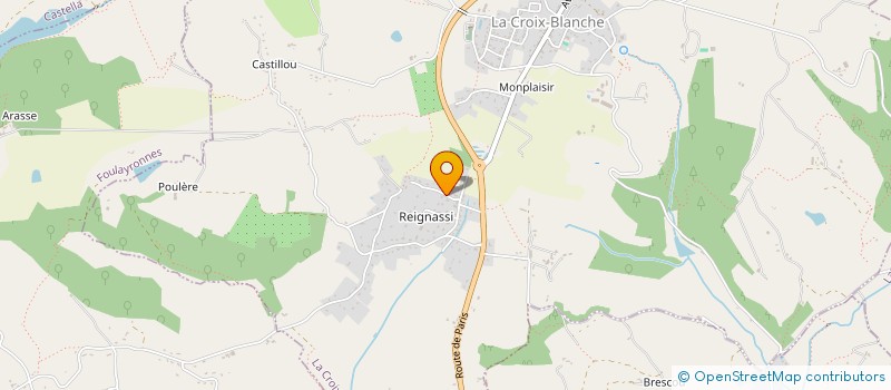 localisation de l'entreprise MNV  LA CROIX-BLANCHE