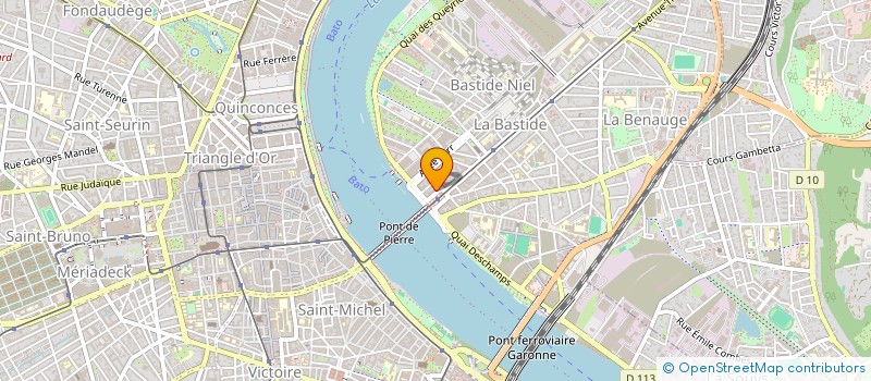 localisation de l'entreprise MNVI BORDEAUX à BORDEAUX