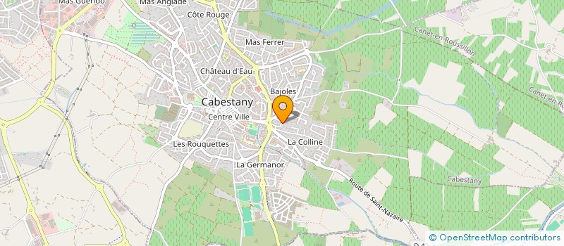 localisation de l'entreprise MNVS  CABESTANY
