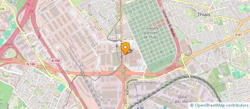 localisation de l'entreprise MNZ PATRIMOINE  THIAIS