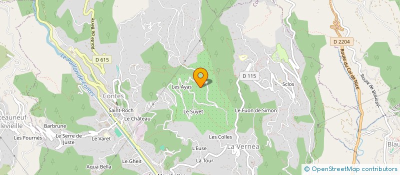 localisation de l'entreprise MO à CONTES