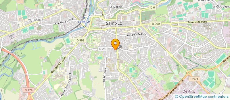 localisation de l'entreprise MO ASSO  SAINT-LO