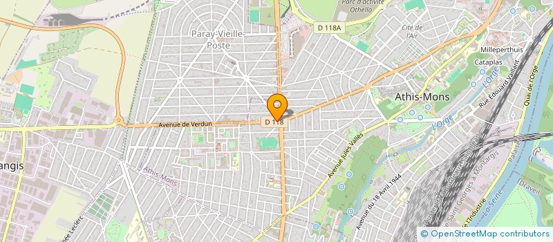 localisation de l'entreprise MO BATIMENT à ATHIS-MONS