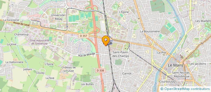 localisation de l'entreprise MO BIS  LE MANS