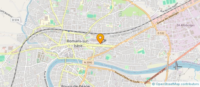 localisation de l'entreprise MO CONCEPT à ROMANS-SUR-ISERE