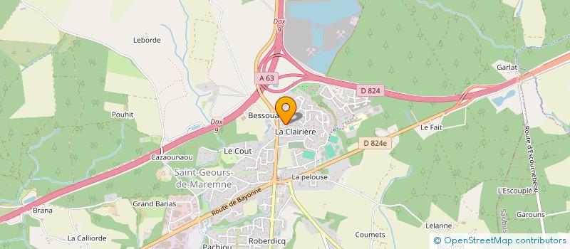 localisation de l'entreprise MO CONCEPT à SAINT-GEOURS-DE-MAREMNE