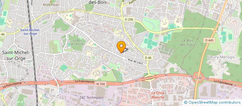 localisation de l'entreprise MO'CONSULT à SAINTE-GENEVIEVE-DES-BOIS