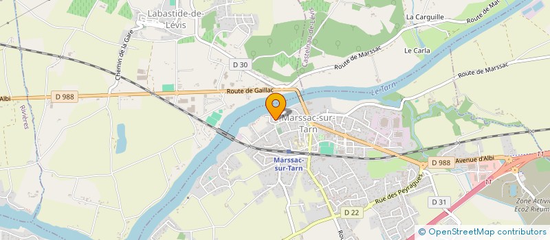 localisation de l'entreprise MO.DA.MA.  MARSSAC-SUR-TARN