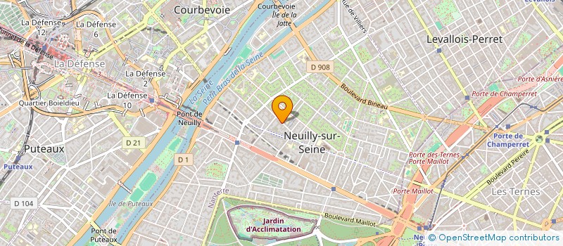 localisation de l'entreprise MO FINANCES  LEVALLOIS-PERRET