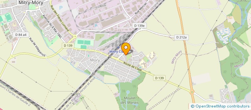 localisation de l'entreprise MO FOOD  MITRY-MORY