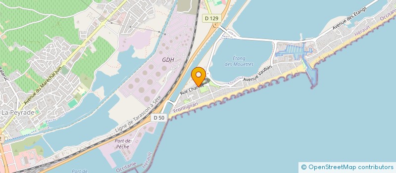 localisation de l'entreprise MO GAPI à FRONTIGNAN