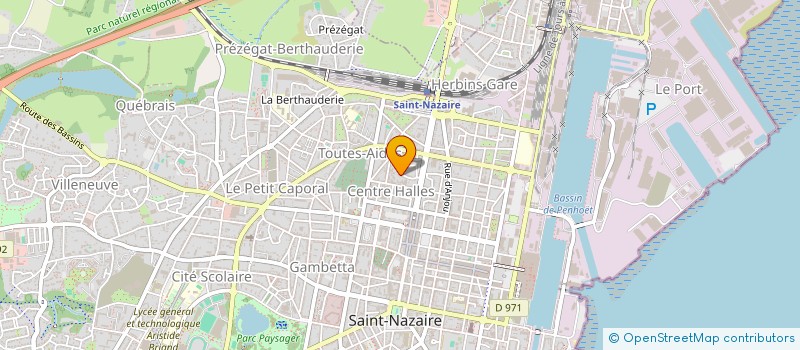 localisation de l'entreprise MO IMMOBILIER  SAINT-NAZAIRE