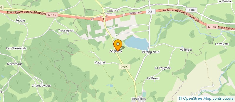 localisation de l'entreprise MO NA LI SA  JARNAGES