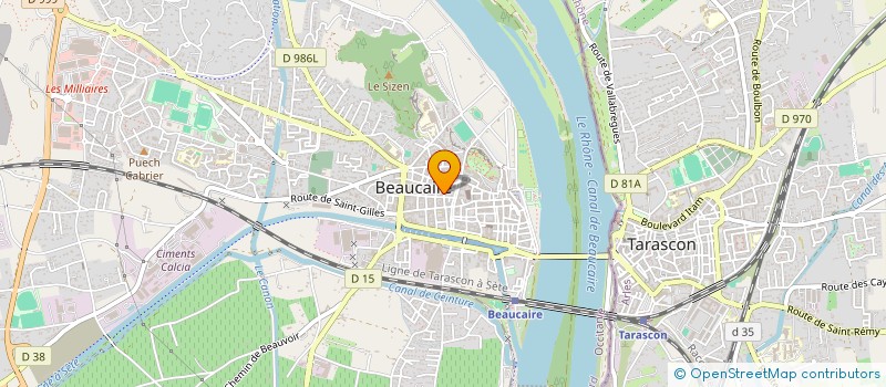 localisation de l'entreprise MO & ODREE  BEAUCAIRE